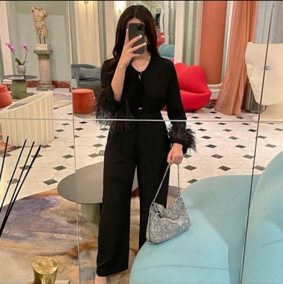 Zara Flowy Feather Blouse - Picture 9 of 10